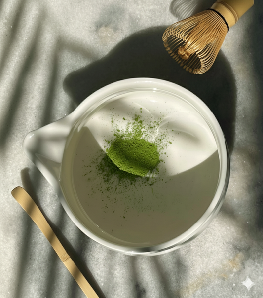 Premium Matcha Kit - Weiss Keramik (4-Teilig)